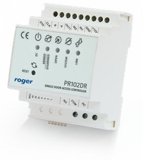 Kontroler dostępu dla jednego przejścia w obudowie na szynę DIN PR102DR ROGER